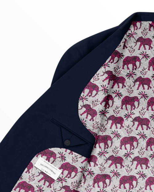 Paisley Elephants Pink/Silver (PLC-1282) Image 2