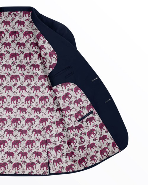 Paisley Elephants Pink/Silver (PLC-1282) Image 3