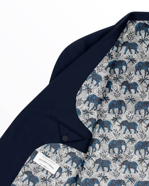 Paisley Elephants Blue/Silver (PLC-1351) Image 2