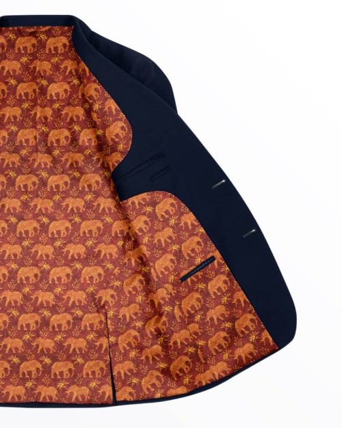 Paisley Elephants Gold/Red (PLC-1352) Image 3