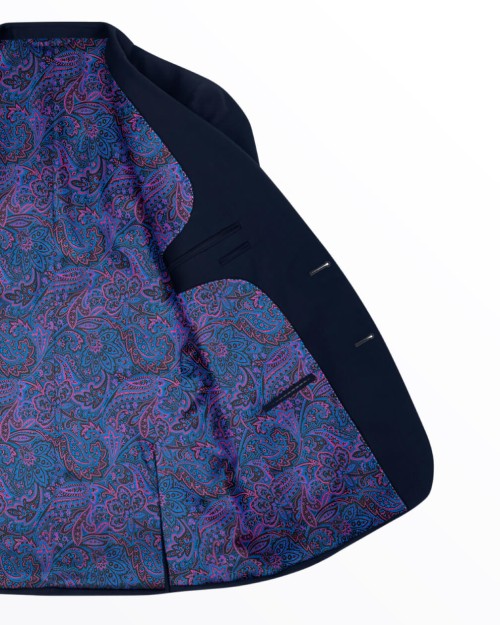Blue/Mauve Paisley (PLC-1410) Image 3
