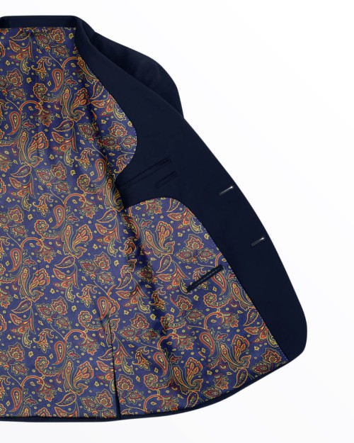 Navy Paisley (PLC-1411) Image 3