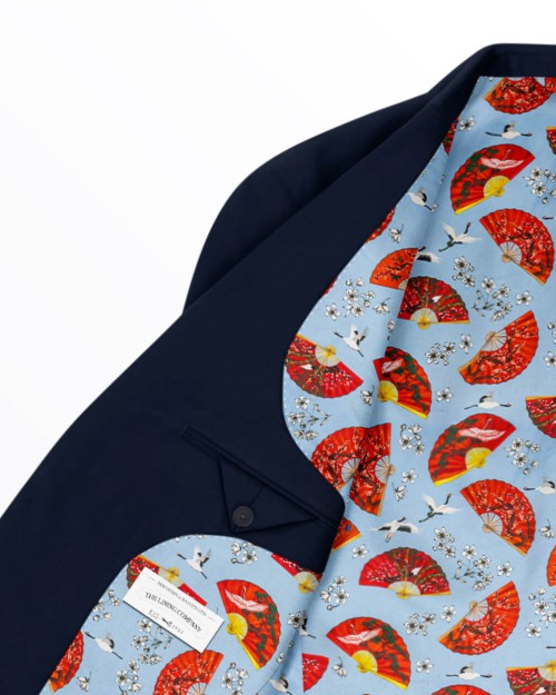 Oriental Fans Powder Blue (PLC-1289) Image 2