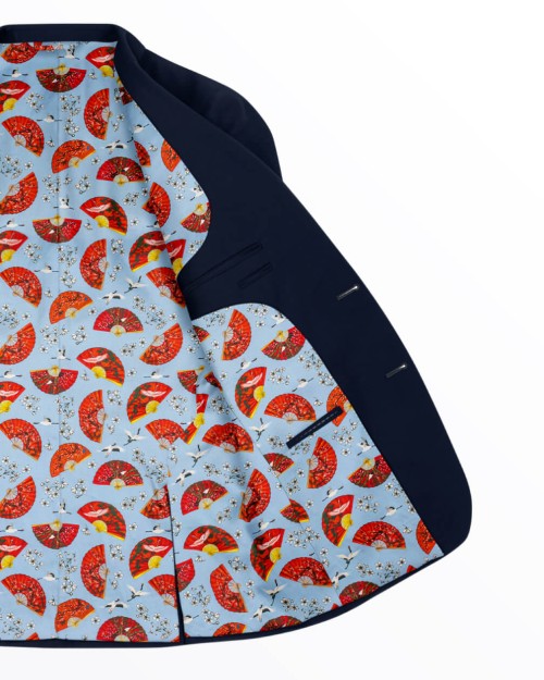 Oriental Fans Powder Blue (PLC-1289) Image 3